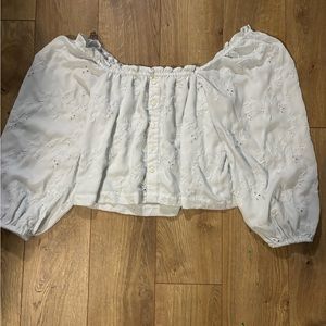 American Eagle off the shoulder blouse